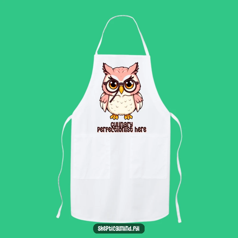 Funny Owl Apron: Kitchen Sophistication Wear, Practical & Funny Gift