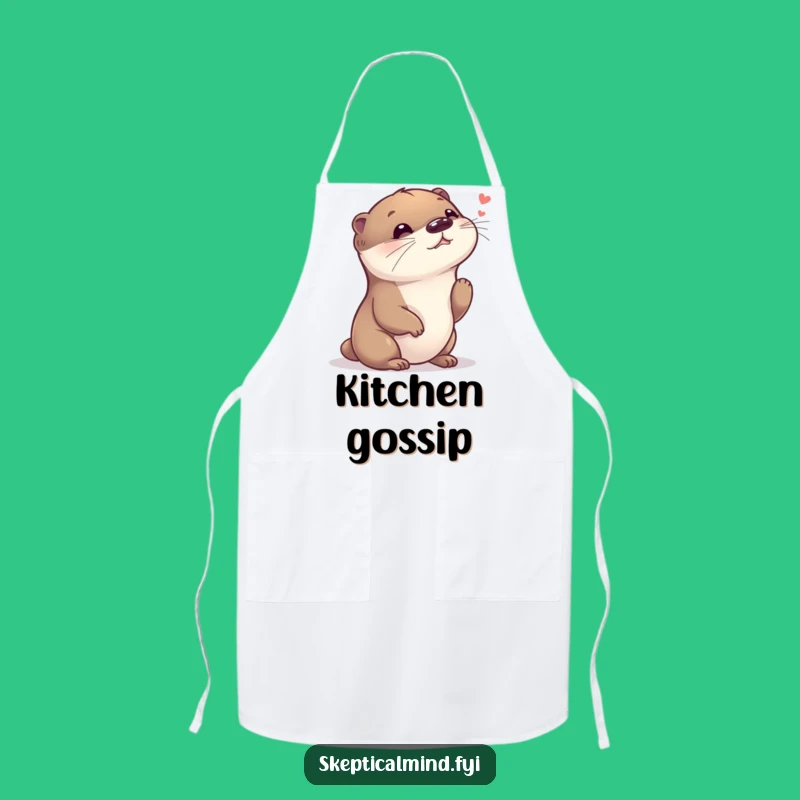 Funny Giggling Otter Apron - Cook with Joyful Whispers and Humor