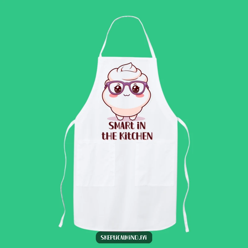 Funny Sour Cream Glasses Apron - Delighted Nerd Chef Kitchen Funny Gift