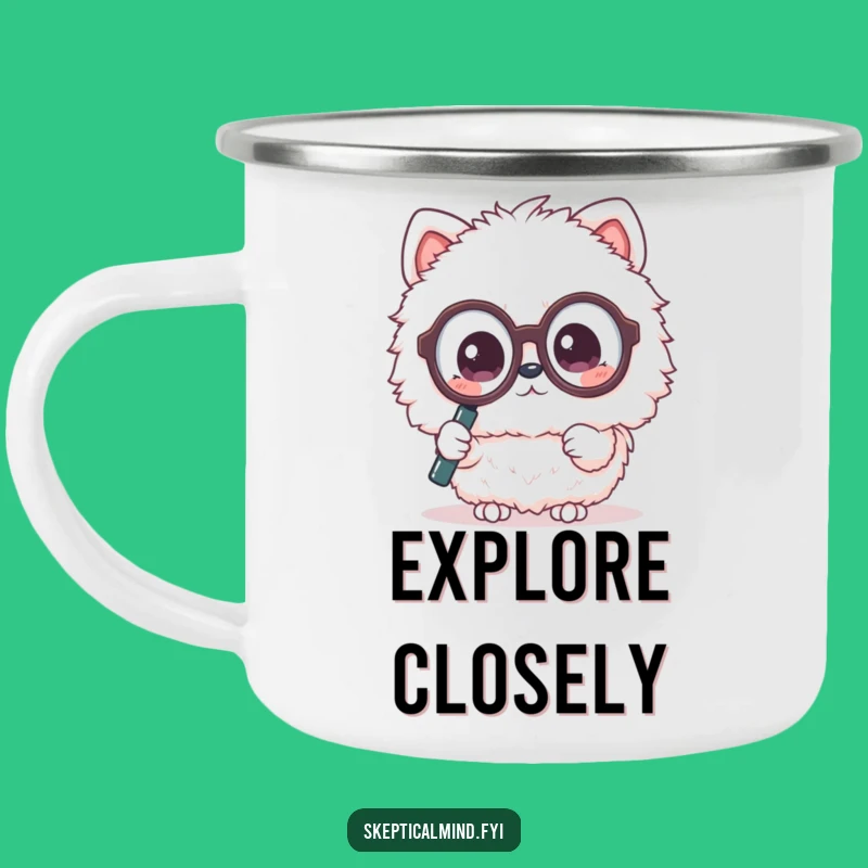 Funny Kawaii Trail Explorer Mug - Outdoor Curiosity Gift