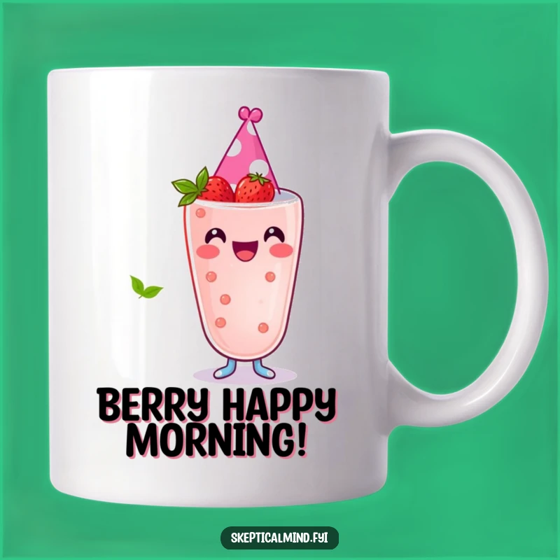 Funny Berry Smoothie Mug - Joyful Party Hat - Hilarious Celebration Gift