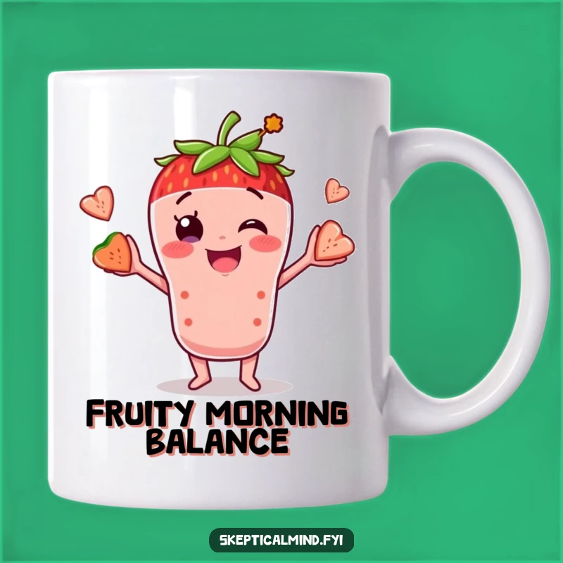 Funny Smoothie Juggling Mug: Fruity Fun & Gift!