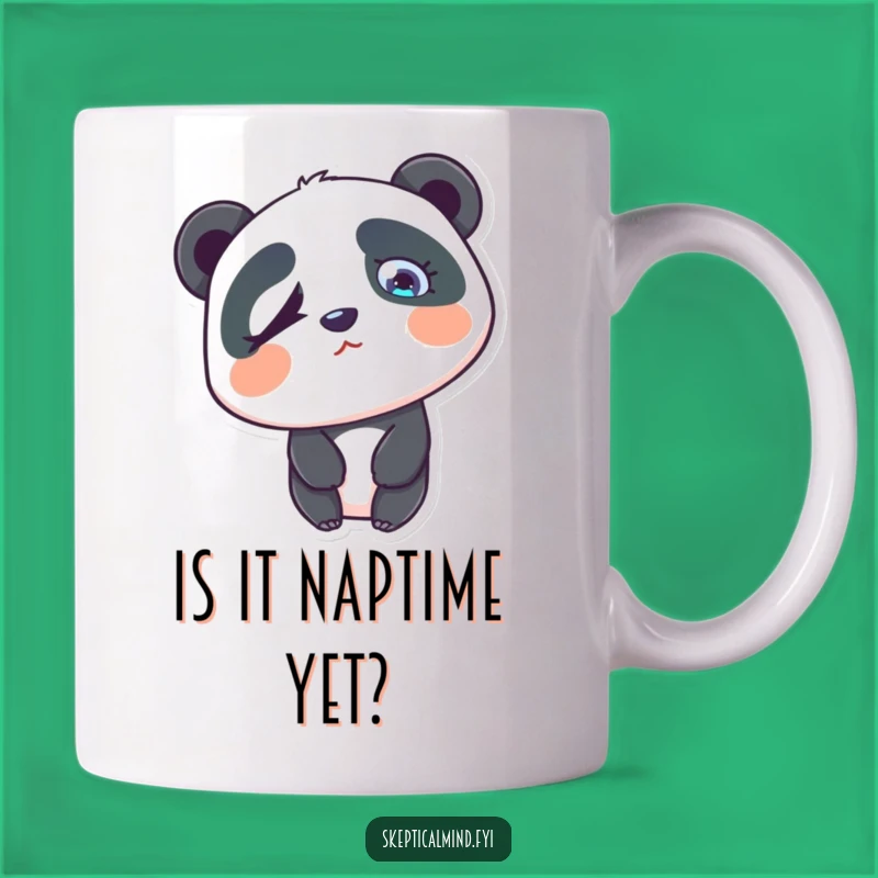 Funny Confused Panda Mug - Puzzled Animal Gift