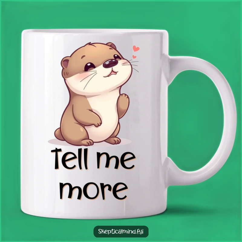 Funny Giggling Otter Mug - Share Secrets with This Hilarious Gift