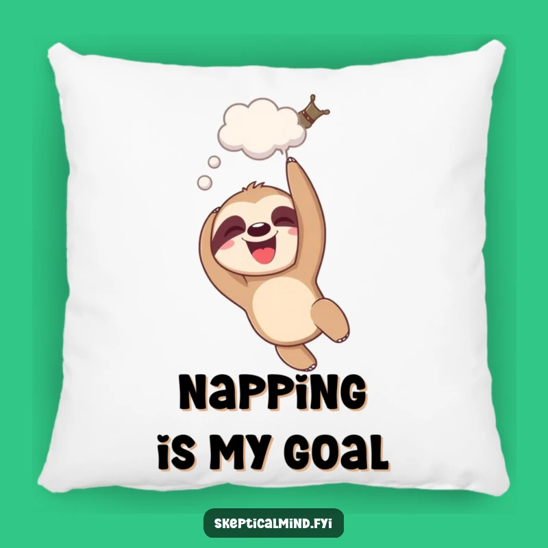 Funny Giggling Sloth Pillow - Cozy Relaxation Gift