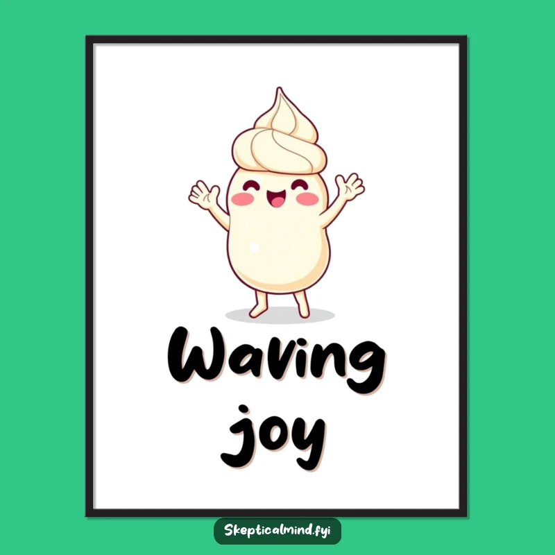 Funny Sour Cream Digital Art - Instant Dance & Joyful Gift!