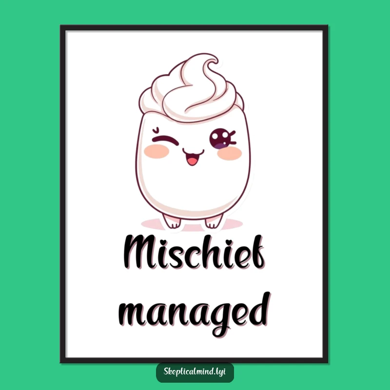 Funny Sour Cream Digital Art - Instant Wink & Mischief Gift!