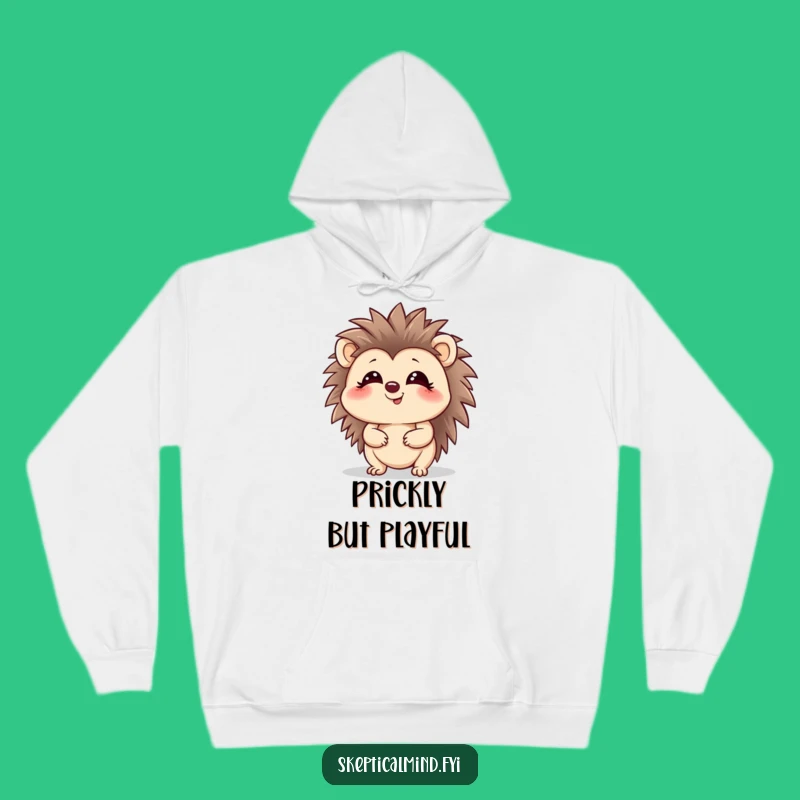 Cozy Funny Hedgehog Hoodie - Giggling Spiky Comfort Gift