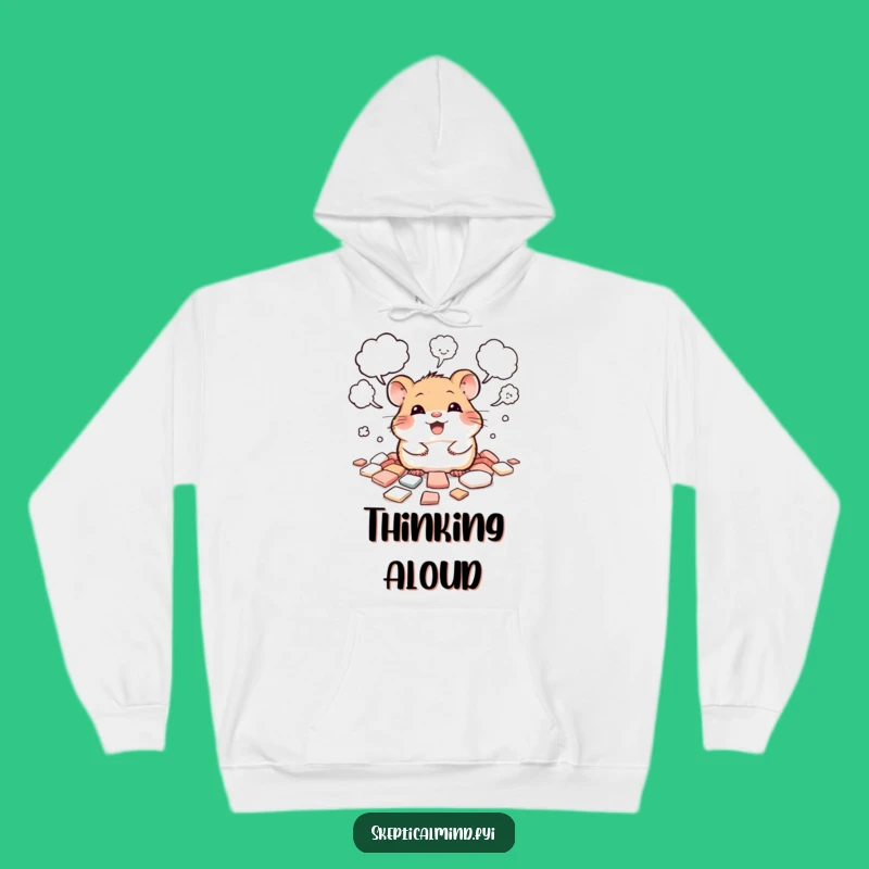 Funny Hamster Dreamer Hoodie - Cozy Gift for Creative Minds