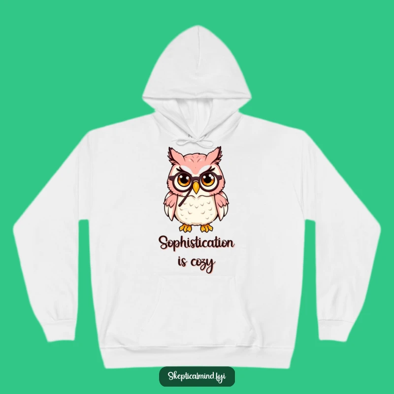 Funny Owl Hoodie: Dapper Wisdom Wear, The Ultimate Classy Funny Gift