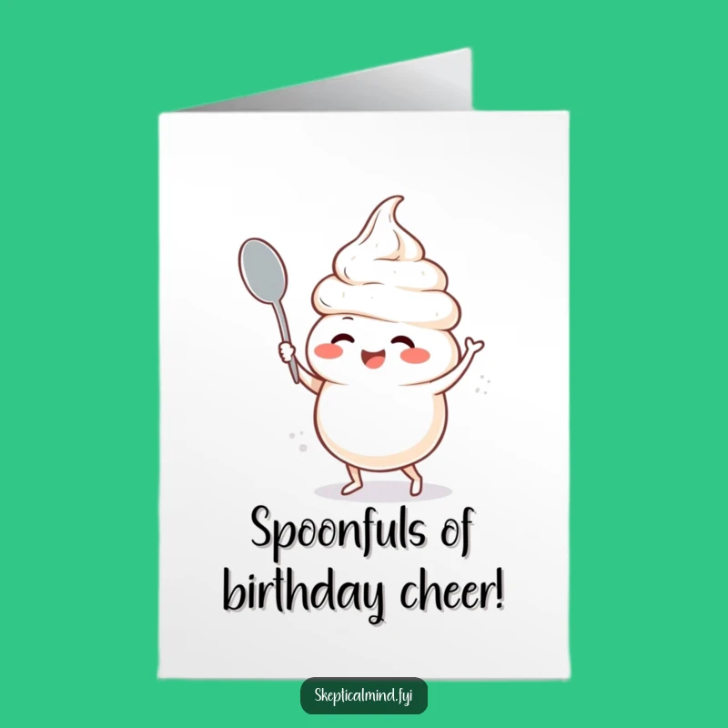 Funny Free Printable Birthday Card: Giggling Sour Cream Sings & Dances, A Hilarious Downloadable Gift
