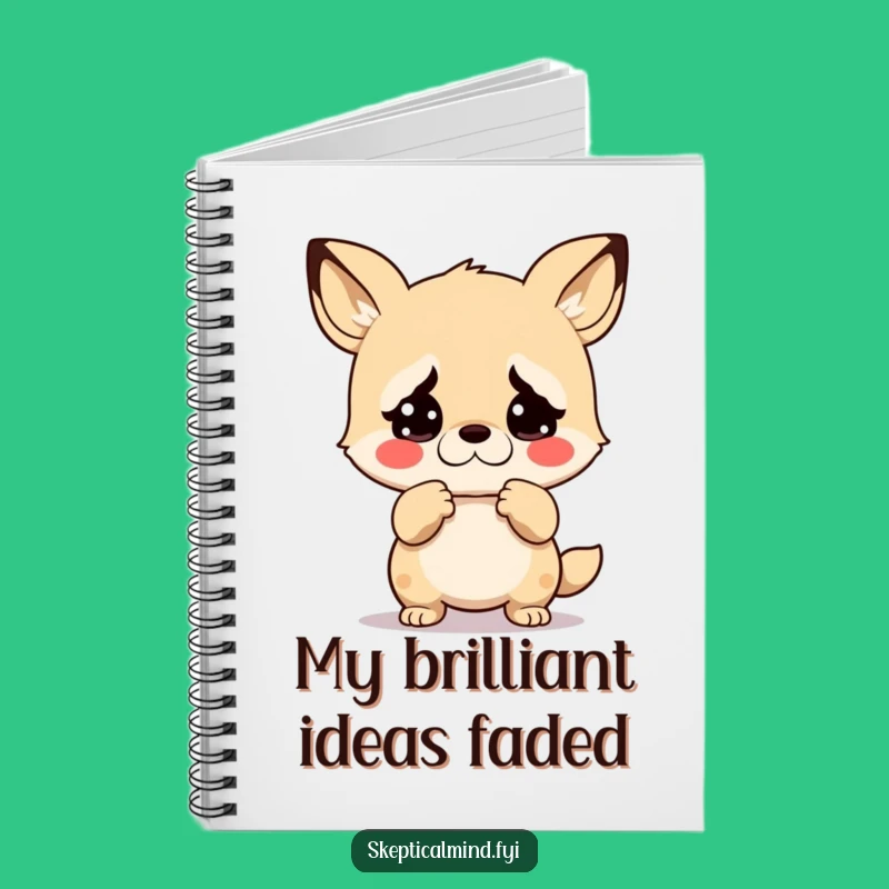 Funny Kawaii Animal Disbelief Notebook - For Your Most Shocking Thoughts