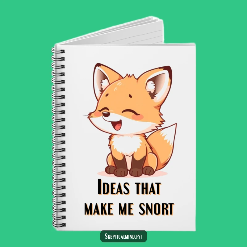 Funny Fox Cub Notebook: Jot Down Wonders with Cute Art, Perfect Funny Gift