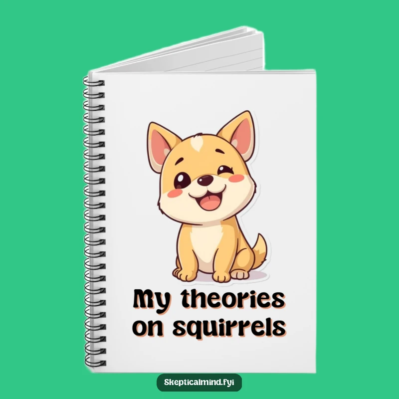 Funny Dog Notebook - Puppy Head Tilt Journal for Ideas