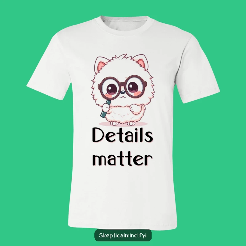 Funny Kawaii Investigator T-Shirt - Cute & Quirky Style Gift