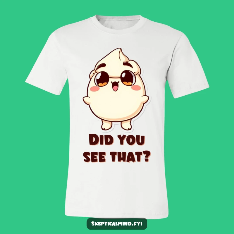 Funny Surprised Sour Cream T-Shirt: Hilarious Shocked Character Tee