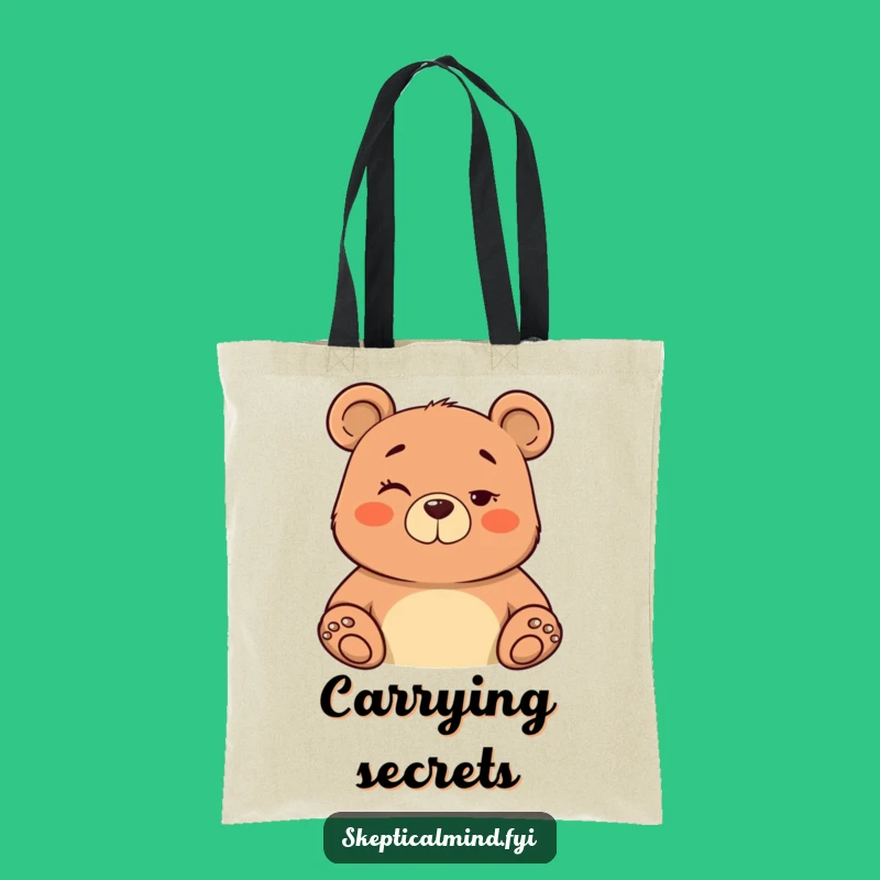 Funny Bear Smooth Moves Tote Bag - Stylish Gift for Confident People