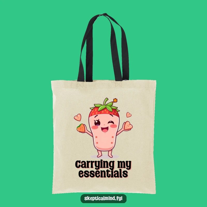 Funny Smoothie Fruit Tote Bag: Carry Your Goodness!